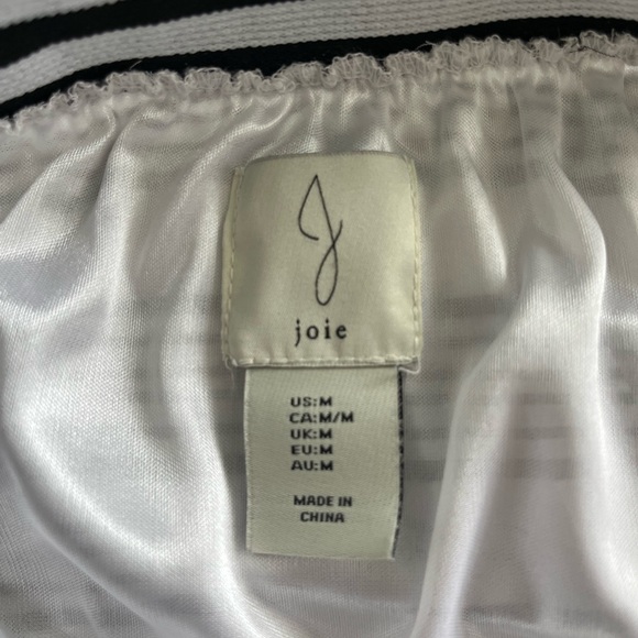 Joie pleated black and white, lined, lightweight, long pull-on skirt - Picture 7 of 9